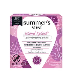 SUMMER'S EVE ISLAND SPLASH 5IN1 16 CLOTHS