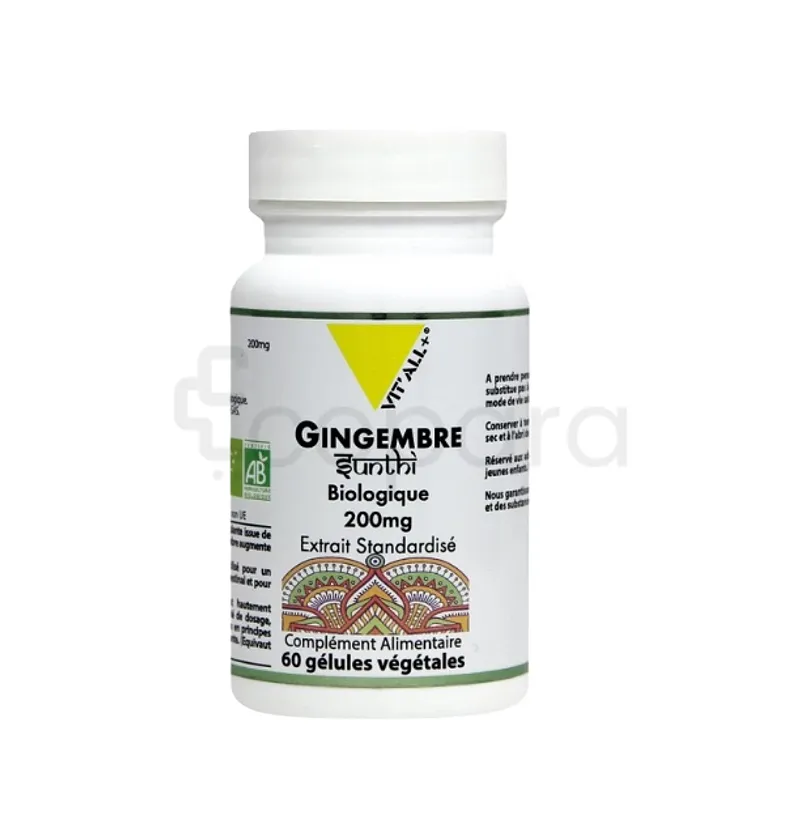 VITALL+ GINGEMBRE BOITE DE 60 GELULES VEGETALES