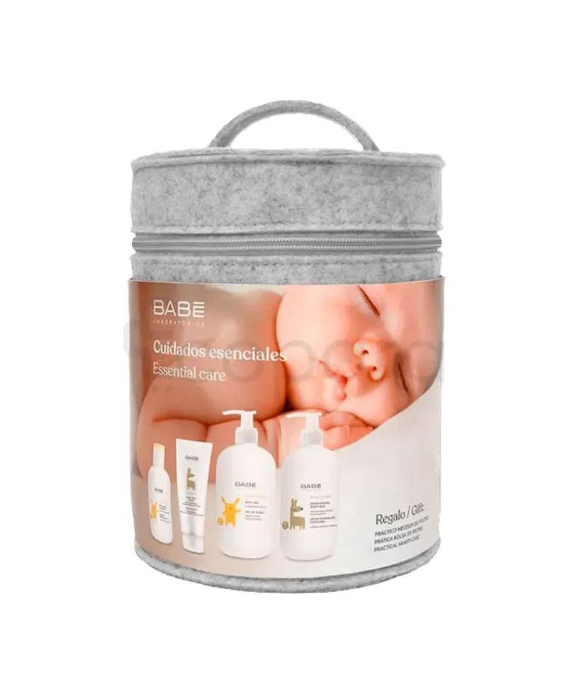 BABE PEDIATRIC PACK GEL DE BAIN 500ML + SHAMPOOING EXTRA DOUX 200ML + NAPPY RASH CREME PROTECTRICE POUR LE CHANGE 100ML + LAIT HYDRATANT CORPOREL 50ML