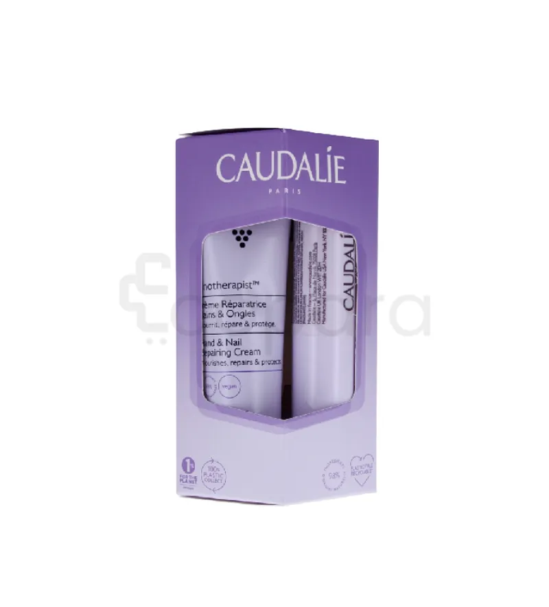 CAUDALIE PACK VINOTHERAPIST CREME REPARATRICE 30ML + SOIN DES LEVRES 4.5G