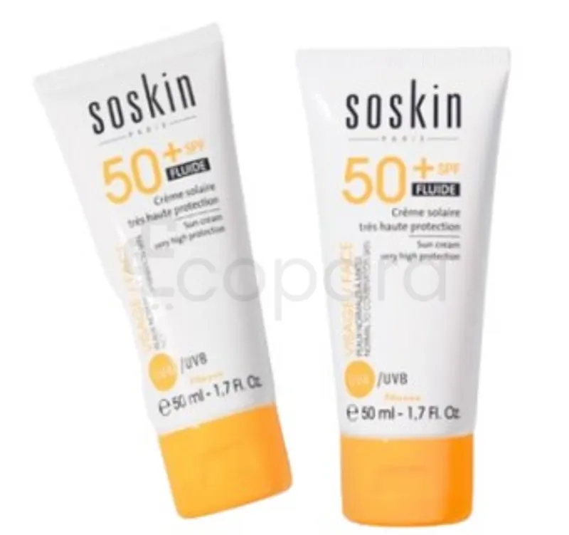 SOSKIN PACK FLUIDE LOWTOX SPF50 50ML*2