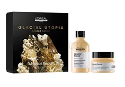 L'OREAL COFFRET GLACIAL UTOPIA LIMITED EDITION ABSOLUT REPAIR SERIE EXPERT SHAMPOOING 300ML + MASQUE 250ML