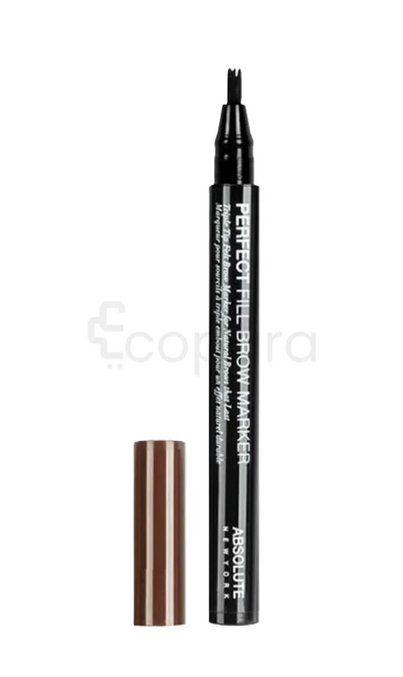 ABSOLUTE NEW YORK ABNY SUPER SLIM EYE BROW MARKER SOFT BRUNETTE REFERENCE AEBM03