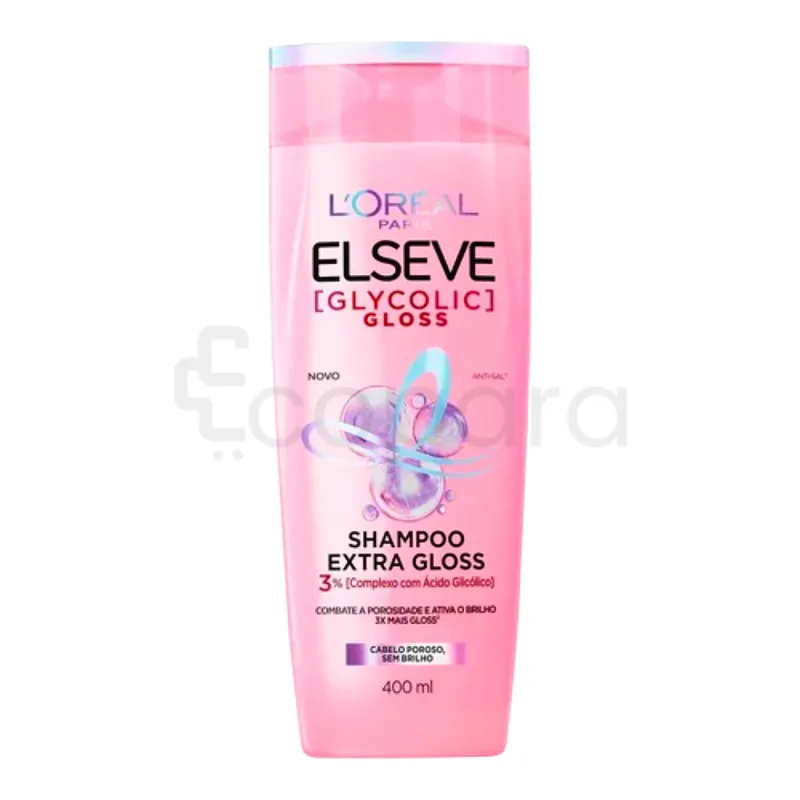 ELSEVE GLYCOLIC SHAMPOOING EXTRA GLOSS 400ML