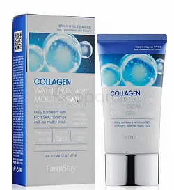 FARMSTAY COLLAGEN WATER FULL MOIST CREME SOLAIRE SPF50+ 50G