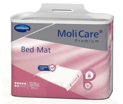 HARTMANN MOLICARE PREMIUM BED MAT 7D ALESES 60/90 B30 REFERENCE 161072