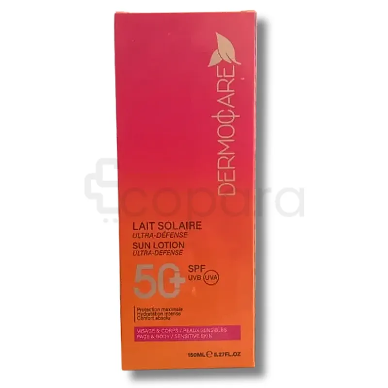 DERMOCARE LAIT SOLAIRE SPF50+ 150ML