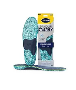 DR SCHOLL'S MENS 24 HOUR ENERGY INSOLE SIZE 8-14 BOITE DE 1