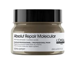 L'OREAL PROFESSIONNEL PARIS ABSOLUT REPAIR MOLECULAR MASQUE PEPTIDES BONDER + 5 AMINO ACIDE 250ML