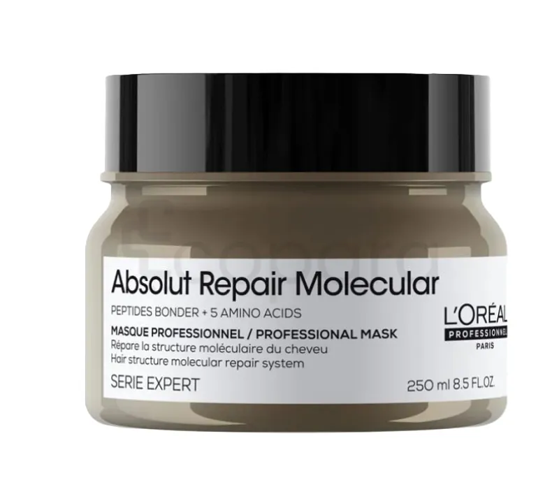 L'OREAL PROFESSIONNEL PARIS ABSOLUT REPAIR MOLECULAR MASQUE PEPTIDES BONDER + 5 AMINO ACIDE 250ML