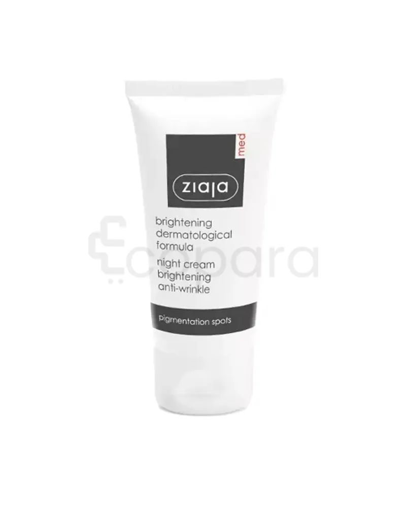 ZIAJA MED CREME DE NUIT ÉCLAIRCISSANTE DÉPIGMENTANTE 50ML
