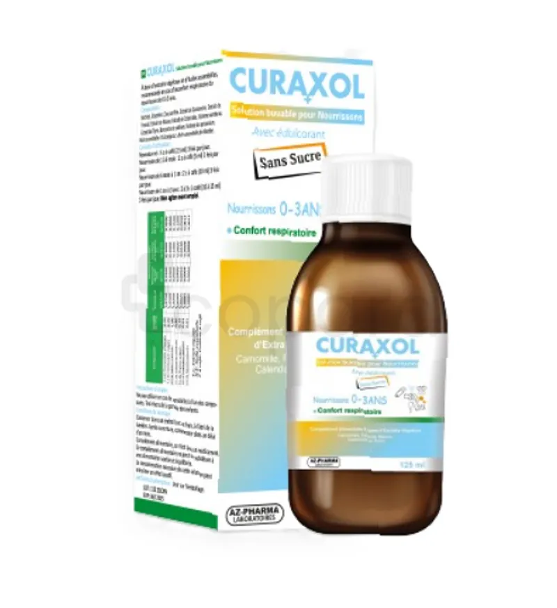 CURAXOL SOLUTION BUVABLE NOURISSONS 0-3ANS 125ML